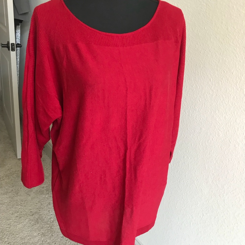Red sweater for woman