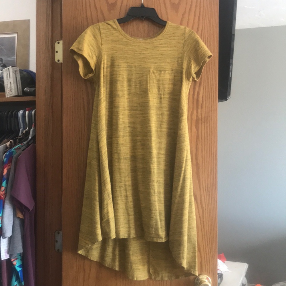 Mustard heathered Lularoe Carly