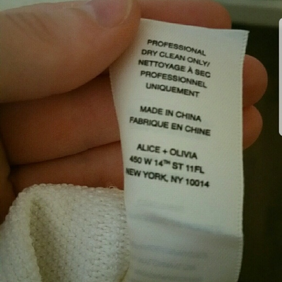 Alice + Olivia White Crop Top - Picture 6 of 6