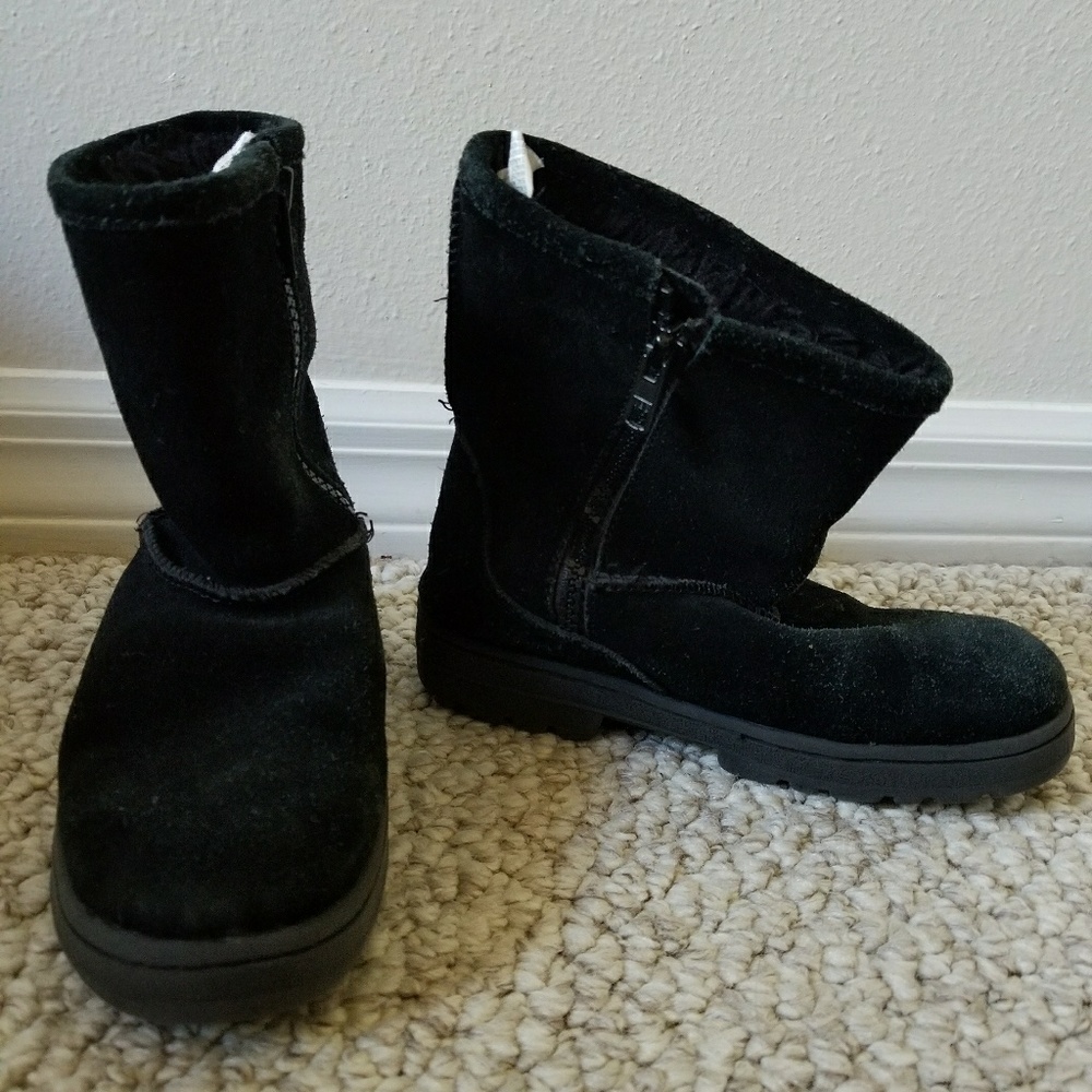 Girls Chico black boots used size 12