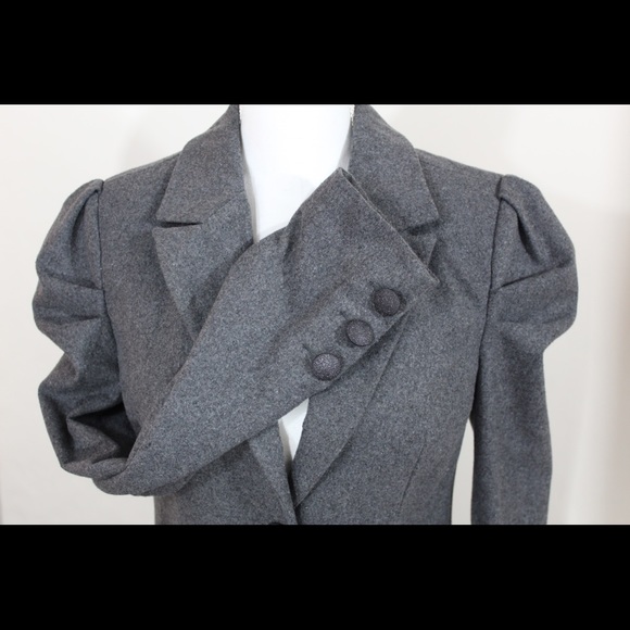 BKE Gray Wool Blend Coat - Picture 5 of 8