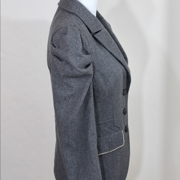 BKE Gray Wool Blend Coat - Picture 2 of 8