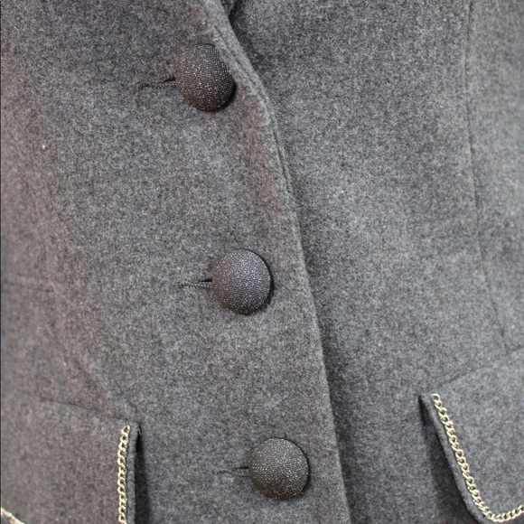 BKE Gray Wool Blend Coat - Picture 7 of 8