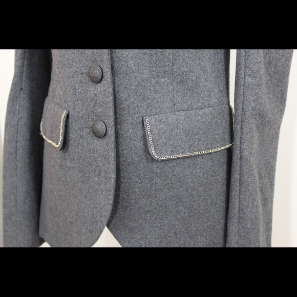 BKE Gray Wool Blend Coat - Picture 6 of 8