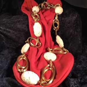 Stephen Dweck Carved Bone Necklace