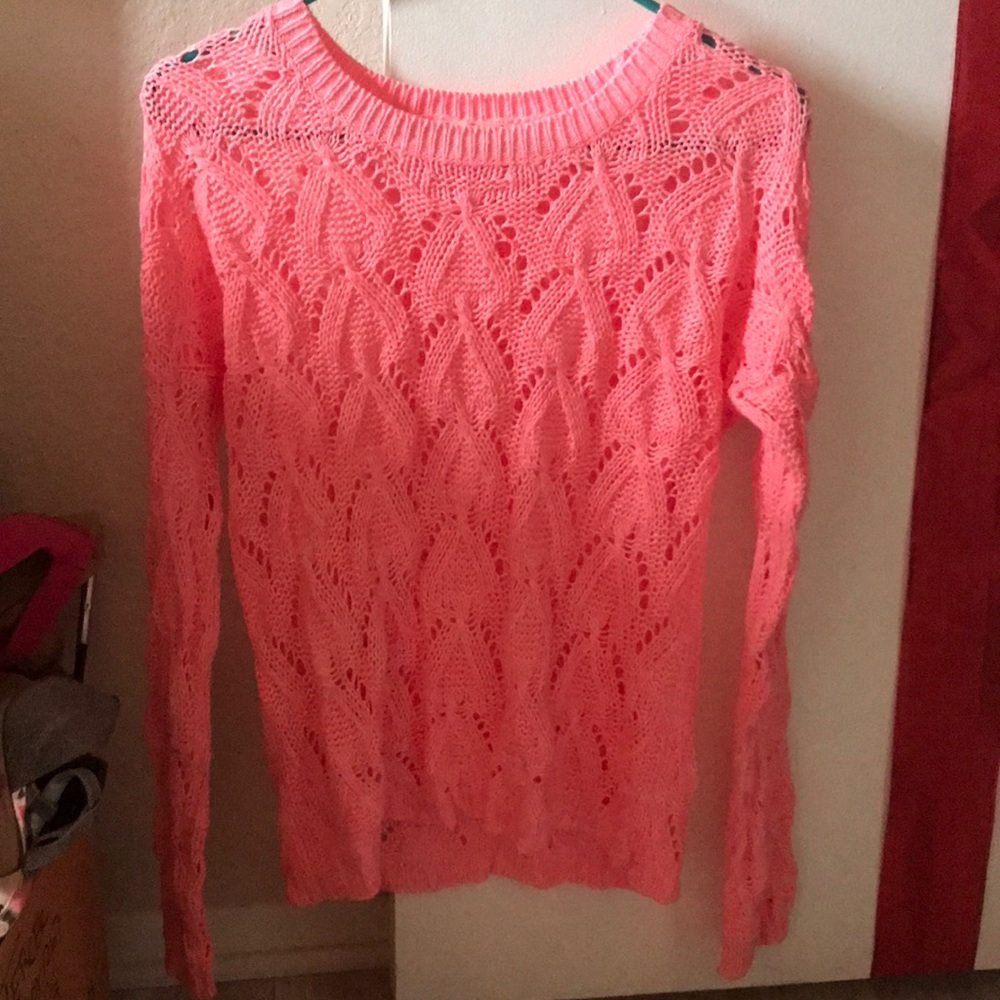 Pink sweater