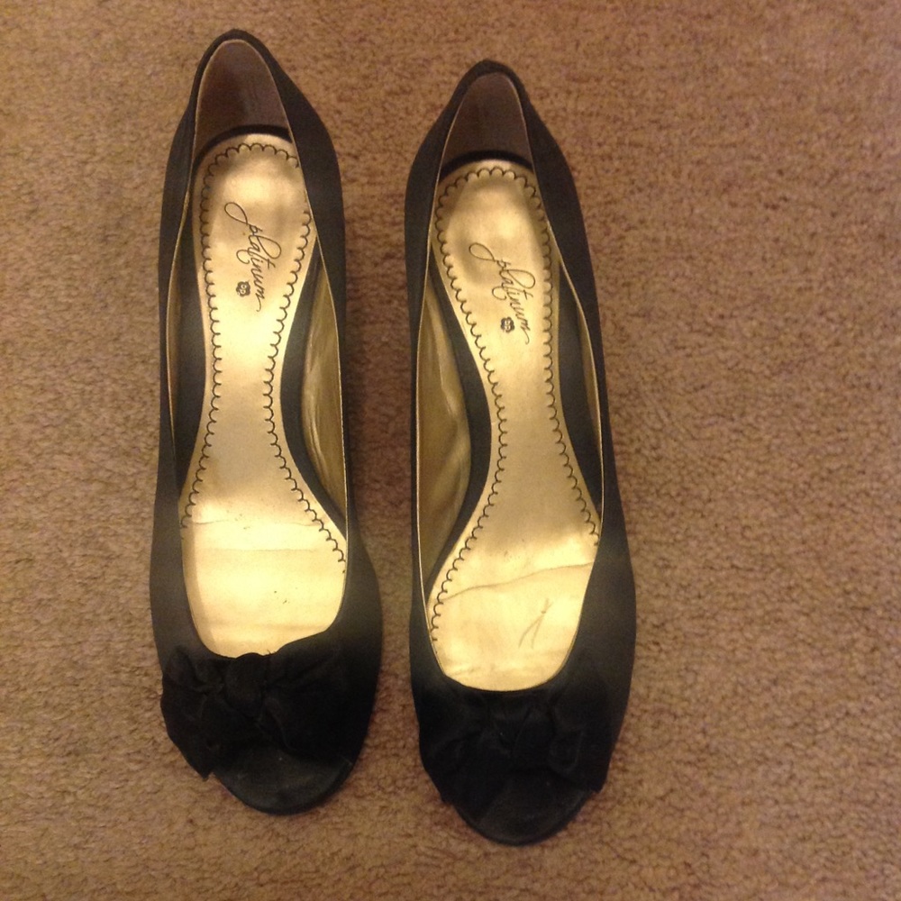 Platinum BP black heels 8.5
