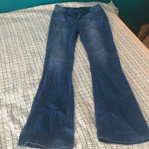 Flare high waisted jean