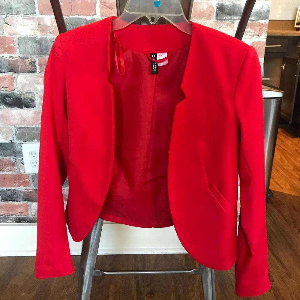 Red blazer