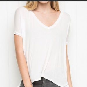 Brandy Melville White Sheron Tee