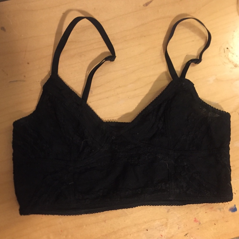 Black free people bralette