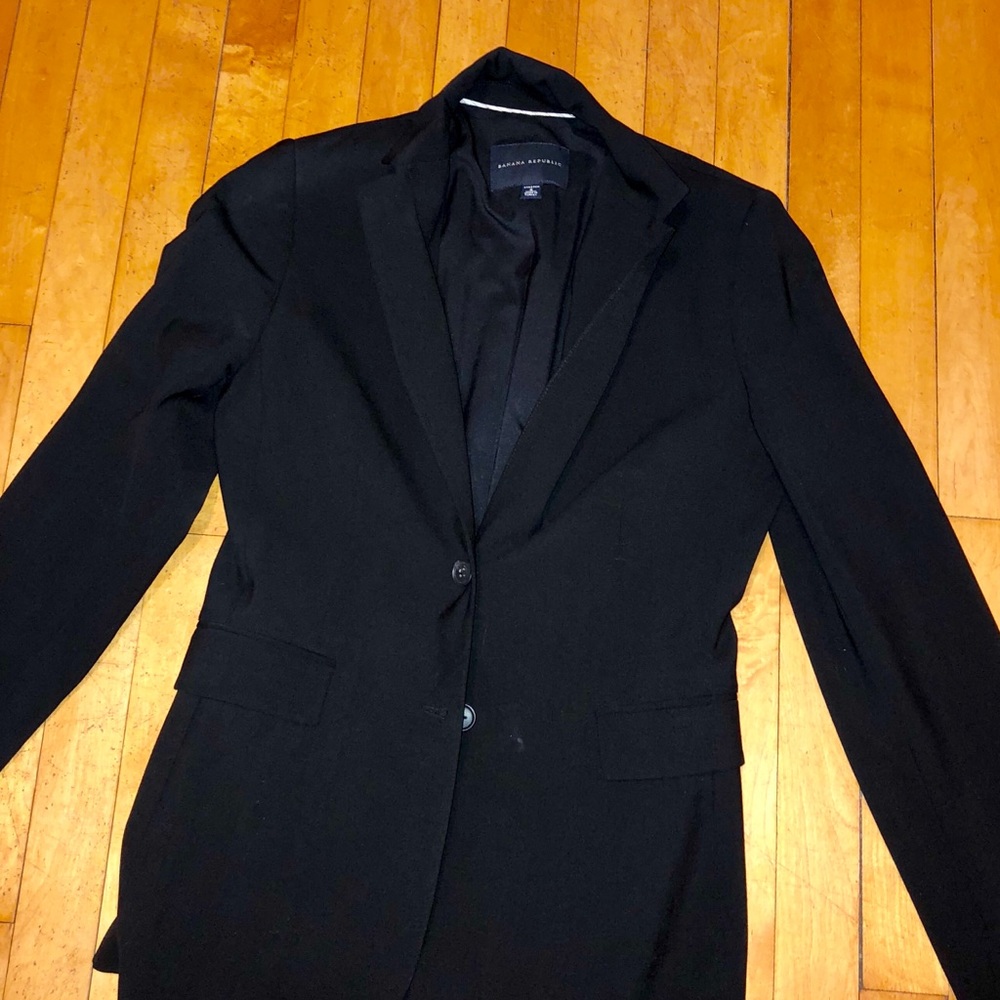 Banana Republic wool/Lycra stretch blazer