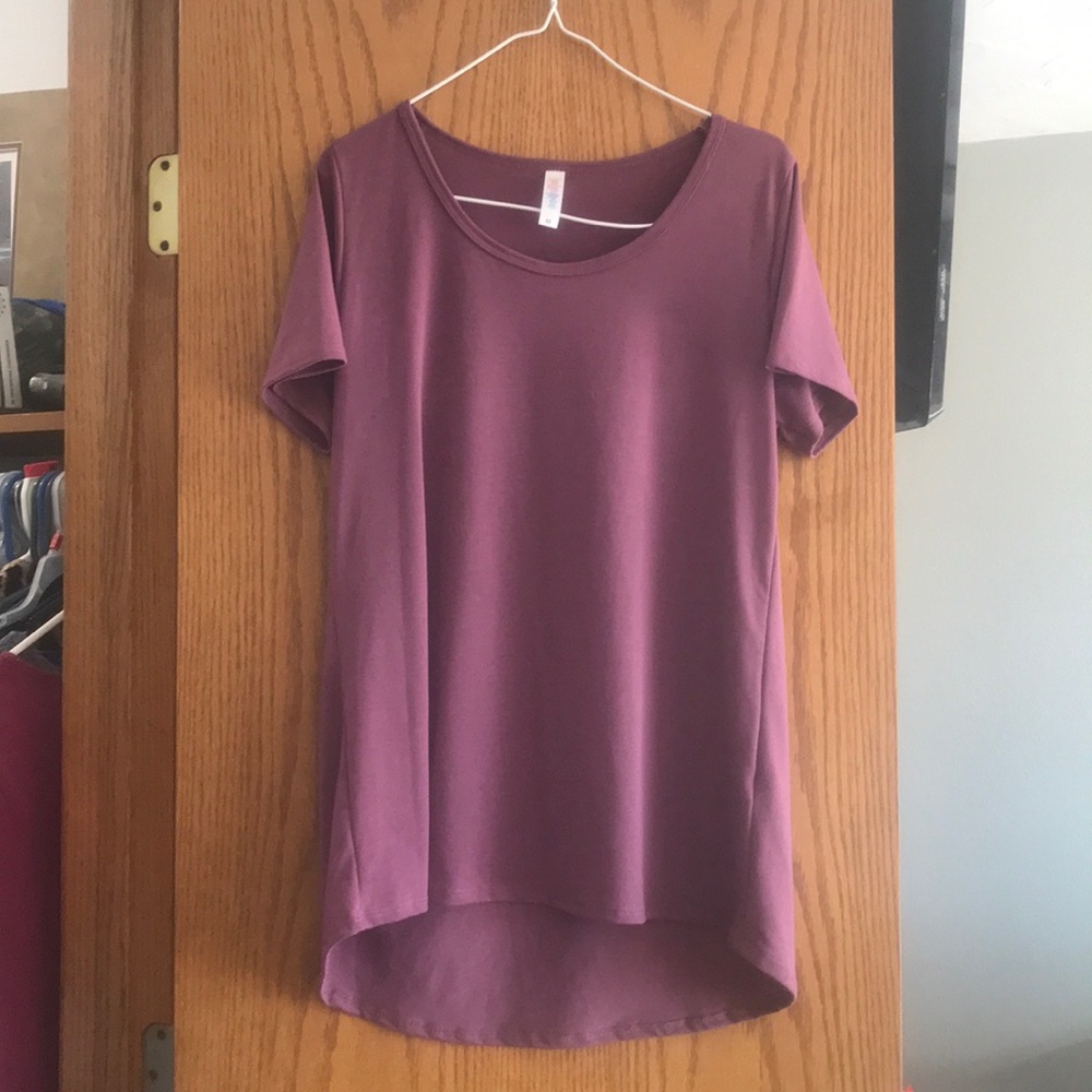 Lularoe mauve purple Classic T Medium
