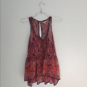 Urban Outfitters Ecoté Sheer Tank Top