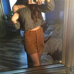 Off the shoulder floral top