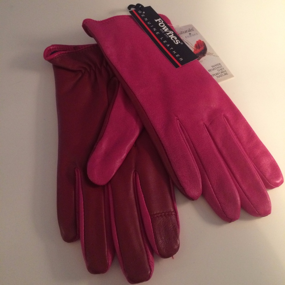 Two-tone Fuscia Gloves