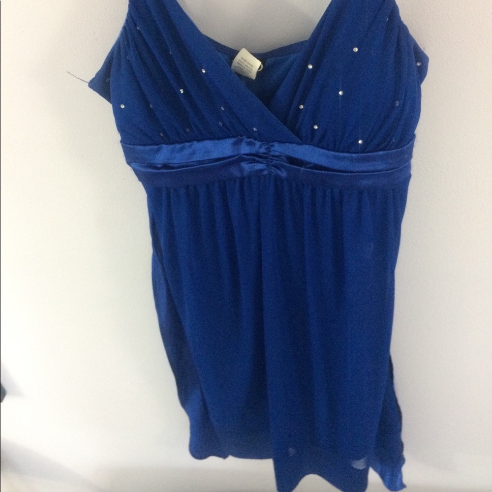 Deb blue semi-formal dress. XL