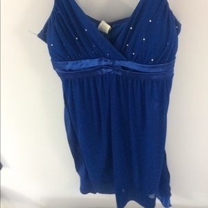 Deb blue semi-formal dress. XL