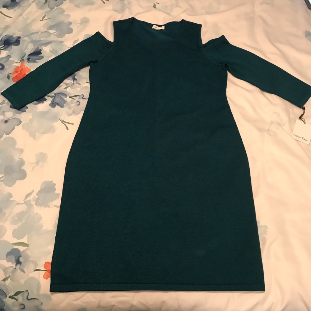 Calvin Klein cold shoulder dress