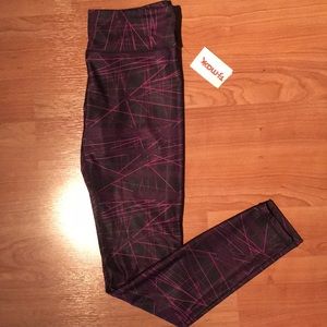 Patterned Athletic Legginsg