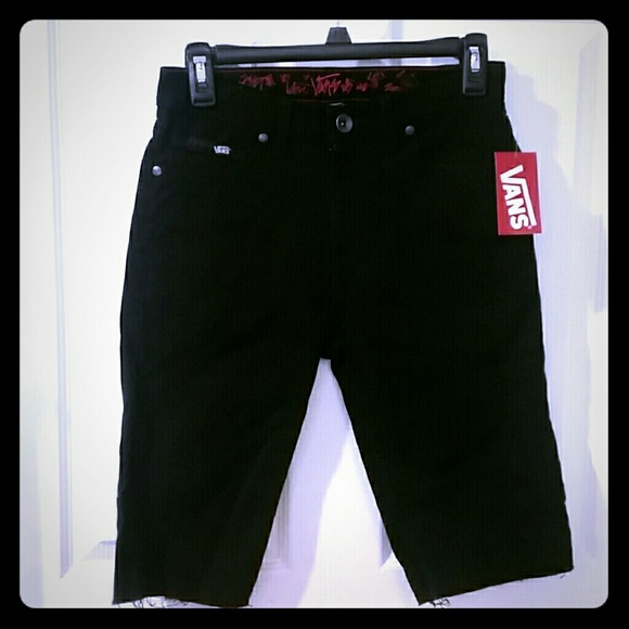 vans cut off shorts