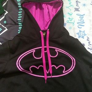 XL Black and Pink Batman Hoodie