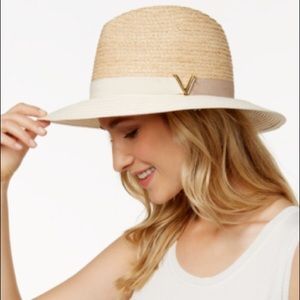 Vince Camuto Colorblock V Panama Hat 