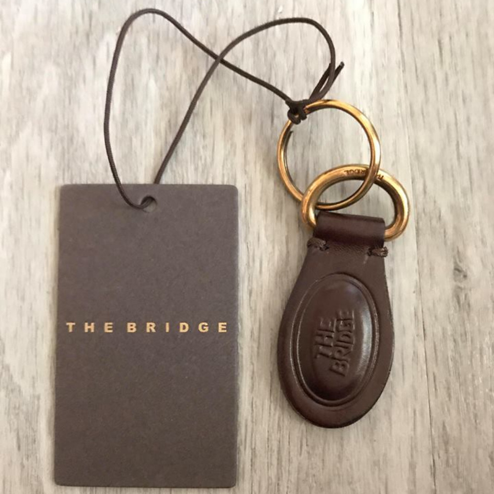 The Bridge Italian Leather Keychain