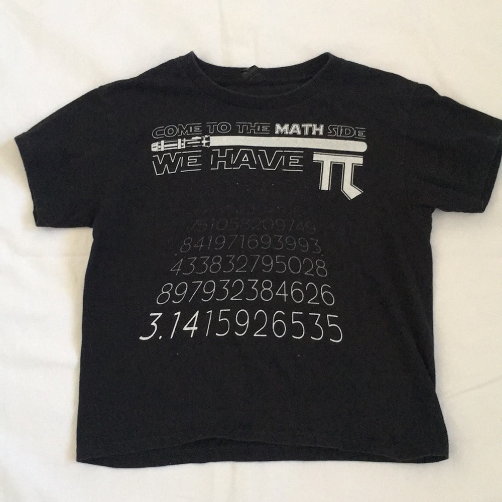 Boys 3.14 Pi Day t shirt