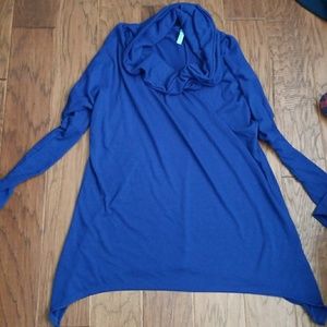 Sweater cowl neck top