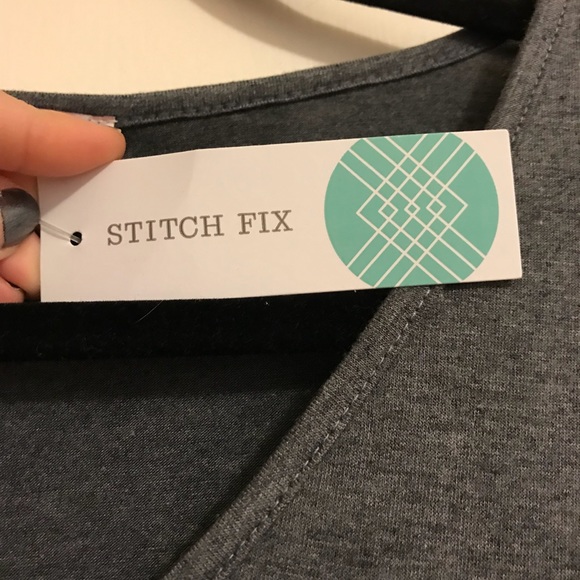 Pixley Matata faux suede pocket knit top size M - Picture 6 of 6