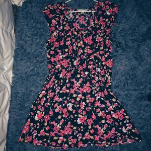 LC Lauren Conrad Short Sleeve Floral Dress