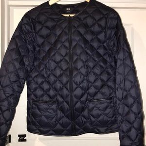 Light weight crop down jacket