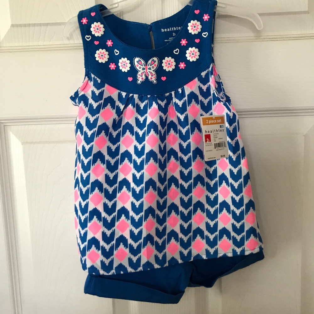 Healthtex summer outfit. 2t. NWT.
