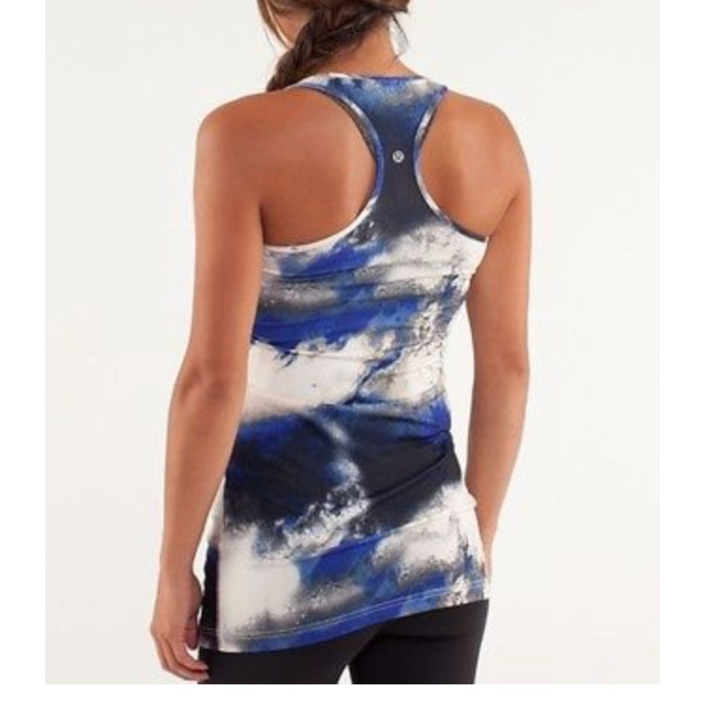 Lululemon Milky Way stretch long tank top shirt