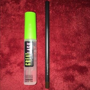 MAC eyebrow pencil + Maybelline eyebrows clear jel