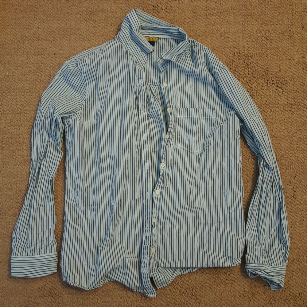 Stripped button up