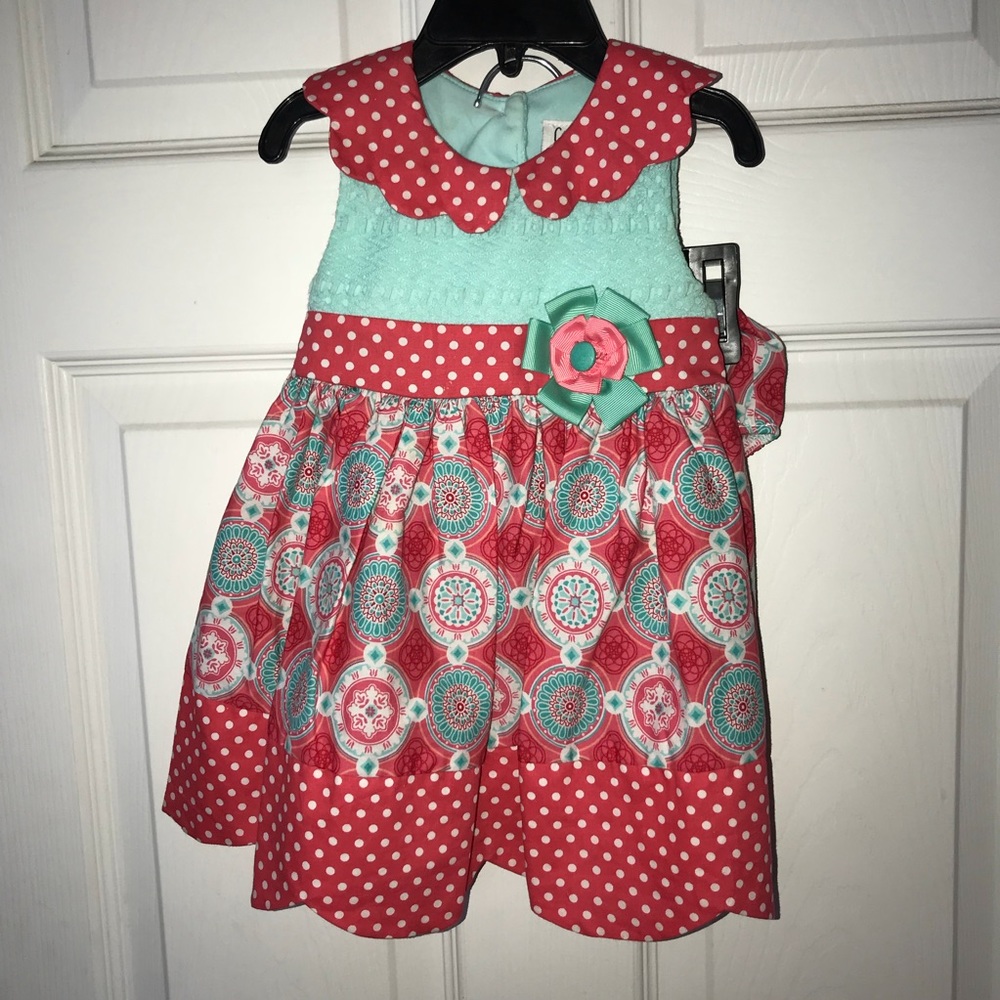 Counting Daisy summer dress w/bloomers. NWOT. 6-9m