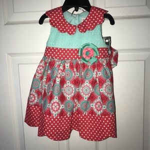 Counting Daisy summer dress w/bloomers. NWOT. 6-9m