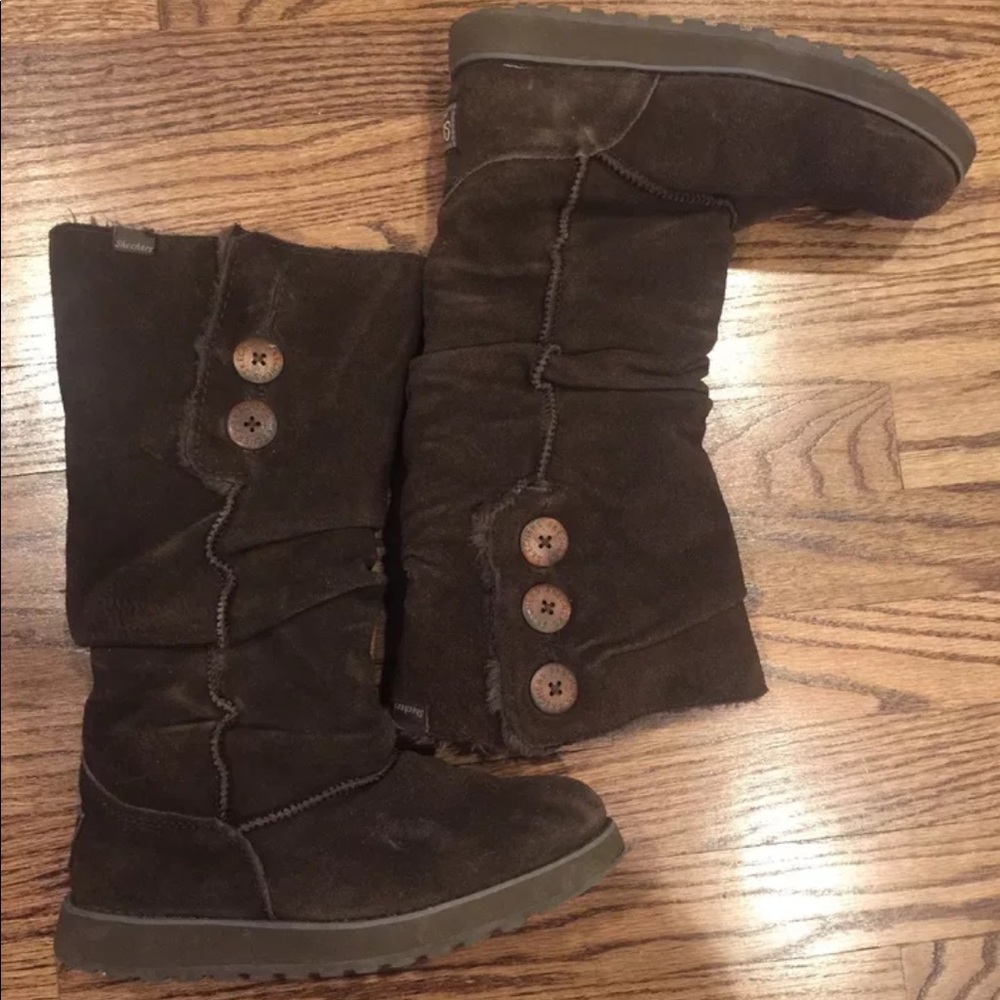 Skechers Woman's Brown Keepsake Boots Size 7