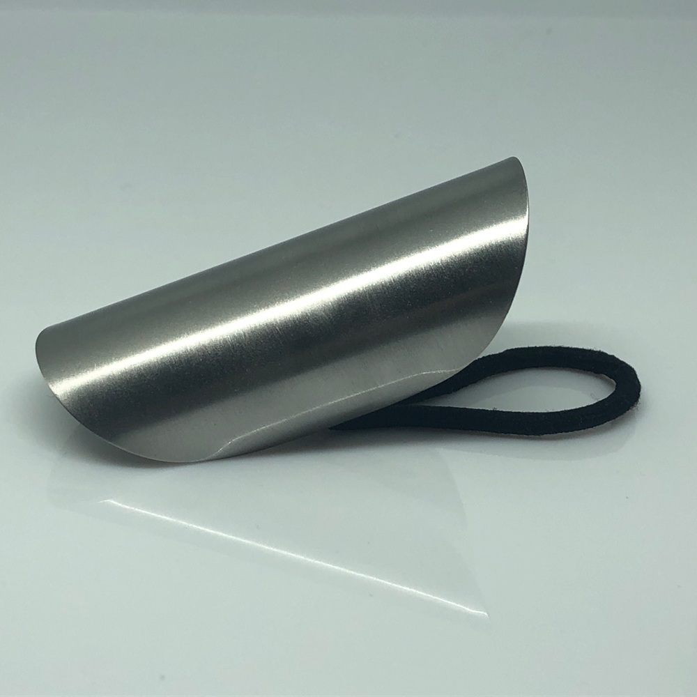 ⚡️3" Silver Oval Convex Hair Accessory