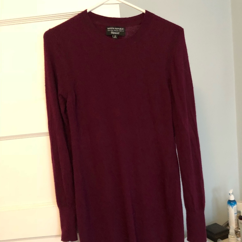 Banana republic merino wool sweater dress, M