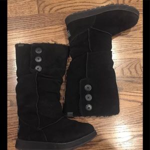 Skechers Women's Black Keepsake Boots Size 7