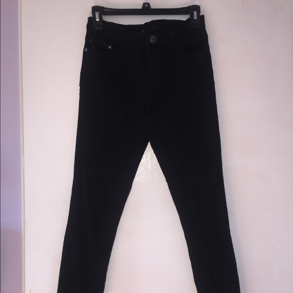 Simple black skinny jeans