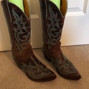Embroidered cowboy boots
