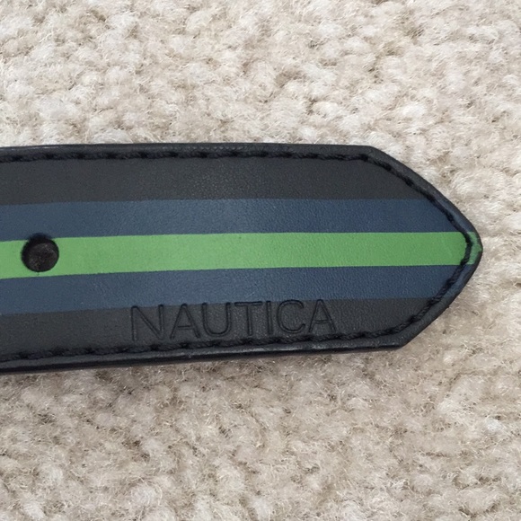 Preppy Nautica striped belt