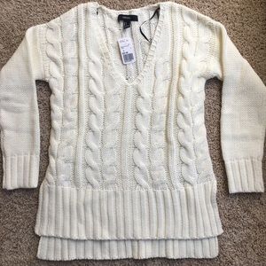NWT Cream chunky sweater - Small/Medium