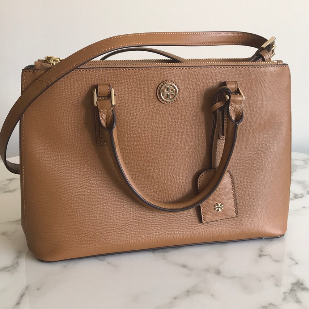 Tory Burch Robinson Double Zip tote