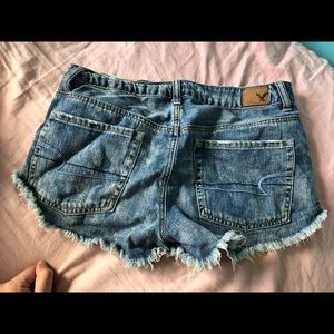High-waisted American eagle shorts
