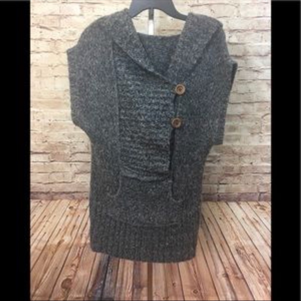 Cozy Free People Sweater Vest Hoodie